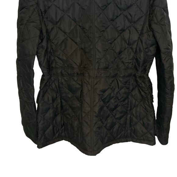 Coach Puffer Quilted Lightweight Cinched Waist Black Jacket Women's Medium NWT - Picture 14 of 16